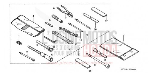 OUTILS ST1300A2 de 2002